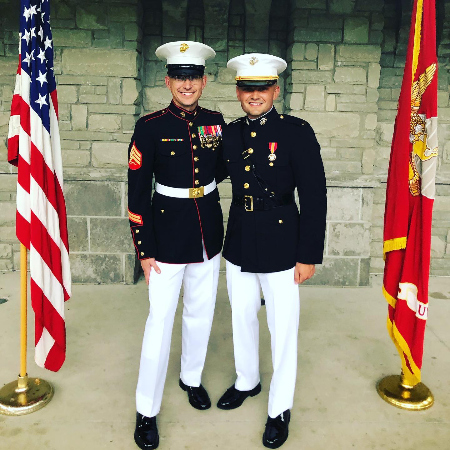 Cravens (left)1st Salute Cousin Justin